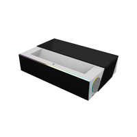Projecteur laser 4K à focale ultra courte, audio Dolby, correction automatique du trapèze, projecteur home cinéma haut de gamme.