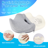 Usine directement vendre conducteur siège de voiture confortable coussin mousse coccyx coussin orthopédique mousse à mémoire de forme avec un bon service
