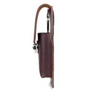 Étui de téléphone portable en PU imperméable pour <span class=keywords><strong>ceinture</strong></span>, forme de boîte avec petite poche, étui de voyage de loisirs pour <span class=keywords><strong>homme</strong></span> - Product Image 6