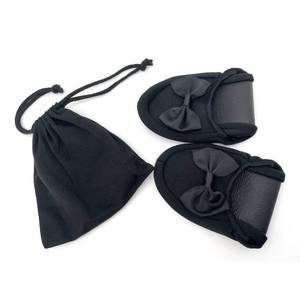 Zapatilla plegable portátil de aviación de viaje superventas, zapatillas de Jersey de fondo suave silenciosas para interiores, zapatilla de transporte de almacenamiento - Product Image 2