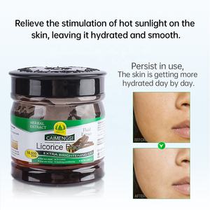 Éclaircissant transparent anti-rides hydratant hydratant apaisant doux racine de réglisse gel crème <span class=keywords><strong>visage</strong></span> essence gel - Product Image 2