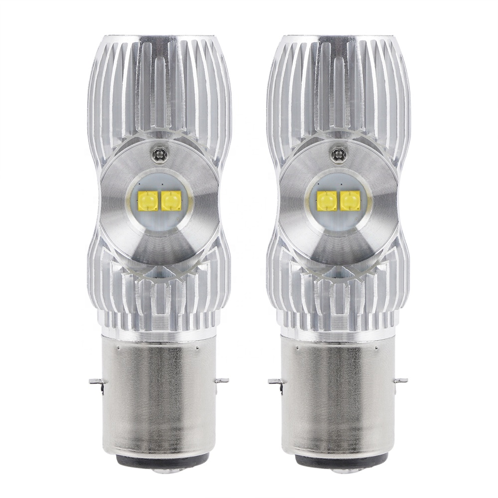 Bevinsee BA20D H6 светодиодные фары белые лампы ближнего и дальнего для KTM 125 200 300 380 400 450 500 SX EXC