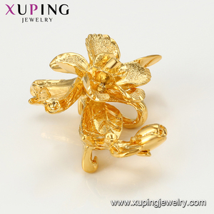 A00538424 xuping 気品漂うレディース高級コサージュ 大きな花柄ドレス 女性用24Kゴールドショールバックル ファッションブローチ - Product Image 4