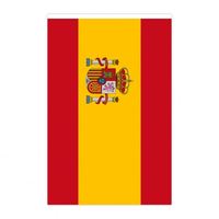 Vente en gros de fanions espagnols de 5,5 x 8 pouces, drapeaux décoratifs imprimés numériquement pour l'intérieur et l'extérieur, accessoires d'affichage