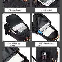 Sac à dos ergonomique et respirant pour ordinateur portable, grand sac à dos pour ordinateur, pour le rangement de documents et d'objets personnels, idéal pour le travail