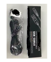 Câble de charge USB durable de 1.8M pour ligne de chargeur rapide de contrôleur PS4 avec logo pour P4 Gamped