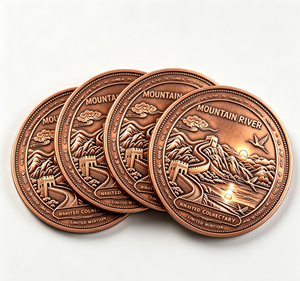 Barra de lingote de cobre de 1 onza, 999 de pureza, con diseño en relieve para colección - Product Image 1