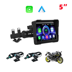 Ekiy 5 Inch Xe Máy Carplay GPS Navigation Màn Hình Hiển Thị Không Dây Carplay Moto Android Tự Động Xách Tay Kỹ Thuật Số Xe Máy - Product Image 1