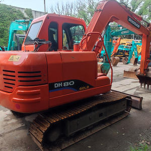 Used DOOSAN DH80 Mini Crawler Hydraulic Excavator 8 Ton <b>Model</b> Core Components <b>Engine</b> Motor Gearbox Bearing - Product Image 2