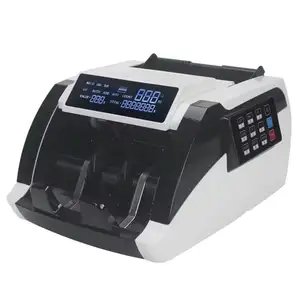 Máquina de contagem de notas e notas manual grande LCD MG/UV/IR/MT, modelo mais novo de 2024, produto personalizado