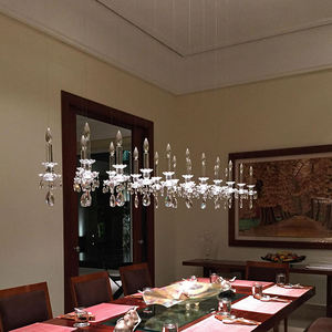 Lámpara de Araña Colgante de Cristal Transparente de Lujo, Ajustable en Altura, <span class=keywords><strong>para</strong></span> <span class=keywords><strong>Interiores</strong></span>, <span class=keywords><strong>Escaleras</strong></span> Largas Personalizadas, Decoración del Hogar, Proyecto de Iluminación Decorativa - Product Image 4