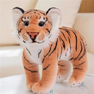 Lindo Peluche de Tigre Blanco Pequeño, Relleno de Algodón PP Súper Suave, Alivia el Estrés, Regalo de San Valentín, 10 cm - Product Image 5
