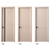 Porte d'entrée moderne en bois massif, coupe-vent, à battants, surface finie, pour appartements, marque HYLIGHT, avec réduction exceptionnelle