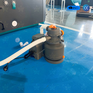 <span class=keywords><strong>Kit</strong></span> complet de <span class=keywords><strong>pompe</strong></span> de filtration de <span class=keywords><strong>sable</strong></span> pour piscine gonflable, équipement de nettoyage de la circulation de l'eau avec prise standard européenne - Product Image 2