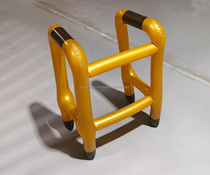 Decoraciones para fiestas de jubilación, accesorios divertidos para disfraces de vejez, regalo de mordaza, andador inflable y bastón - Product Image 6