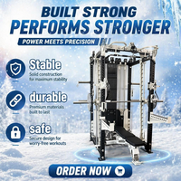 Vente en gros usine : Appareil de musculation multifonctionnel Smith Machine pour la maison, avec système de croisement de câbles et équipement multi-stations