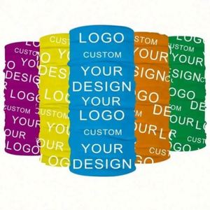 Cache-cou multifonction en microfibre 100 % polyester, imprimé avec logo personnalisé, coloré, sans couture, avec impression par sublimation thermique - Product Image 6