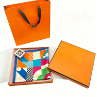 Écharpe carrée en soie personnalisée 90x90cm, foulards en soie imprimés, usine OEM, vente en gros, design personnalisé, marques, emballage, B2B OEM