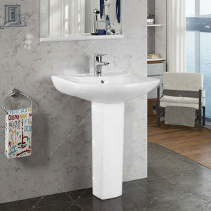 Санитарная керамическая напольная раковина из двух частей - Product Image 1