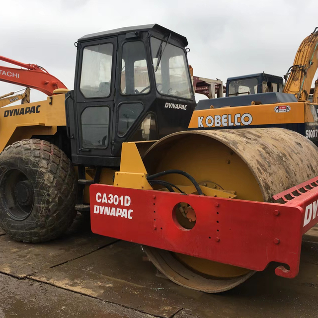 Used Dynapac CA 301D/CA 251D Wheel Manual Road Roller Single Drum Motor Pump Gearbox Japan Origin 2018 Model Tested Inspected