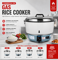 Autocuiseur de riz professionnel multifonction automatique grande capacité au gaz style rétro 10L - Meilleure vente