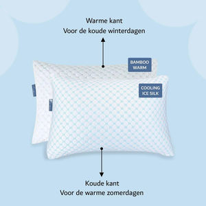 Almohada para dormir Diseño ajustable de espuma viscoelástica Almohada de 50x70cm para la parte trasera y los durmientes abdominales Espuma viscoelástica triturada - Product Image 3