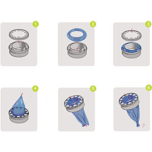 ผ้าหุ้มด้านนอกกระเป๋าใส่ผ้าอ้อมสำหรับ Genie Munchkin Angelcare แบบใช้แล้วทิ้ง สำหรับใช้ในบ้าน ผลิตจากผ้าทอธรรมดา - Product Image 5