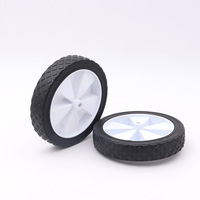 Chariot pliant multifonction et pneus de poussette fournis par le fabricant ; Roues en PVC de 8 pouces sans frein, modèle noir/blanc 009
