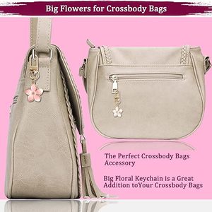 New Cross-border Hot Sale Korean Style Butterfly Charm Keychain Pearl Rhinestones Birthday Christmas Valentine <b>Gift</b> for Women - Product Image 3