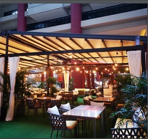 Auvent rétractable <span class=keywords><strong>en</strong></span> aluminium de <span class=keywords><strong>Pergola</strong></span> motorisée, diadème de haute qualité, système d'arcs, fausses tronzo, canopée - Product Image 4