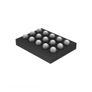 IC USB 2.0 PORT DETECT 15 CSP BOM IC En Stock PI3USB9281GEEX Composants Électroniques Commerce 15 XFBGA, WLCSP Gestion de l'Alimentation (PMIC) - Product Image 1