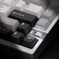 Teclado Mecánico para Juegos Weikav NUT75 de Aleación de Aluminio, Inalámbrico de 8Khz, 10000mAh, Estructura de Liberación Rápida GASKET para Win/Mac