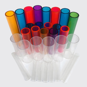 Tube en plastique extrudé sur mesure 10-<span class=keywords><strong>200</strong></span> mm DE, transparent, en PC, ABS, PP, <span class=keywords><strong>PVC</strong></span>, PE, Nylon, rigide, rond, avec service de découpe de précision - Product Image 3