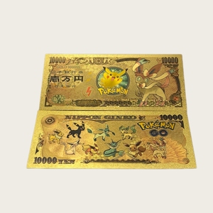 Nuevo Billete de Anime PIka 2026 Chapado en Oro de 24K para Colección - Product Image 3