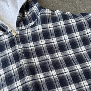 <span class=keywords><strong>Felpa</strong></span> <span class=keywords><strong>con</strong></span> Cappuccio Yingling da Uomo, Reversibile a Doppio Lato, Vestibilità Ampia, Stile Streetwear, <span class=keywords><strong>con</strong></span> <span class=keywords><strong>Cerniera</strong></span> e Motivo a Quadri, Servizio Logo Personalizzato, Colori Vivaci - Product Image 2