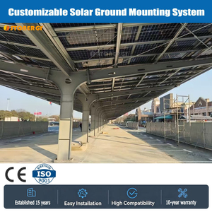 Kit de montage <span class=keywords><strong>solaire</strong></span> commercial pour <span class=keywords><strong>carport</strong></span>, le plus grand du marché, prix direct usine, installations de stationnement commerciales - Product Image 1