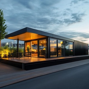 Villa Contenedor Prefabricada de Lujo Moderna de 40 pies con Ventanas de Cristal Completas, Casa Modular, Hotel Boutique, Resort Vacacional, Vivienda Familiar, Calefacción, 5 Años de Garantía - Product Image 2