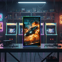 Neuer 32-Zoll Vertikaler Gaming-Monitor LED Halo PCAP Touchscreen-Monitor 60Hz FHD IPS LCD-Bildschirm Münzbetriebener Spielautomaten-Monitor