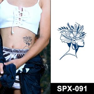 Stiker tato sementara kedap air, tahan lama 2 minggu, stiker tato jus, stiker tato sementara, Matte, tato palsu Semi permanen - Product Image 2