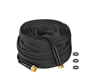 10 기능 스프레이 노즐 건 플랫 야외 급수 파이프 50ft 가있는 15m PVC 정원 호스 파이프 릴 - Product Image 3