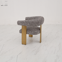 Ensemble Table et Chaises de Salle à Manger Z Moderne Nordique en Velours de Luxe, pour Hôtel, Mariage, Événement, Banquet, Restaurant et Maison