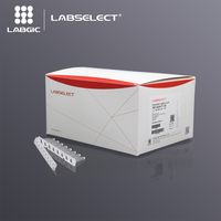 Fabricant Source 0.2ml, Tubes à 8 bandes avec couvercle optique, conception à sommet rigide pour utilisation en laboratoire