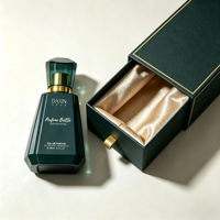 Flacon de parfum courbé 30 ml, flacon de parfum vide, flacon de Cologne Dubaï 50 ml, flacons de parfum avec logo personnalisé et emballage en boîte