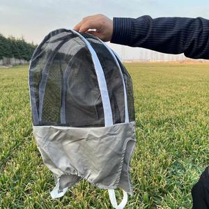 قبعة جديدة قابلة للطي للنحل والبعوض مضادة للنحل تسمح بتنفس الشمس ومقاومة للرياح قبعة صيد مع غطاء شبكي أدوات زراعية - Product Image 2