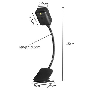 Creative and minimalist LED clip-on <b>desk</b> lamp, eye-protecting book clip lamp for nighttime reading, mini <b>folding</b> night light - Product Image 1