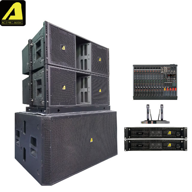VT4888 Dual 12'' Three-way Line Array Speaker Professional Audio Loudspeaker VT4888 Powerful PA Speaker System