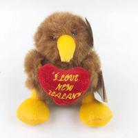Peluche Mini Cœur Oiseau Kiwi 15cm, Nouvelle Conception, Souvenir de Voyage, Cadeau pour Enfants