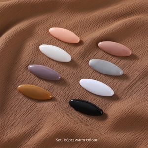 Mode <span class=keywords><strong>pas</strong></span> <span class=keywords><strong>cher</strong></span> Hijab broche 8 pièces en plastique Sari broches vêtements élégant broche couleur mélangée écharpe Clip <span class=keywords><strong>épingles</strong></span> de sûreté - Product Image 2