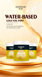 Vernice per Linee a Soffitto con Foglia d'Oro, Altamente Lucida e Brillante, Vernice Speciale per Linee Decorative Interne - Product Image 4