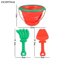 Ensemble de jouets de plage pour enfants Yuglow, grande pelle et râteau à sable, seau à eau pour aire de jeux extérieure et bord de mer